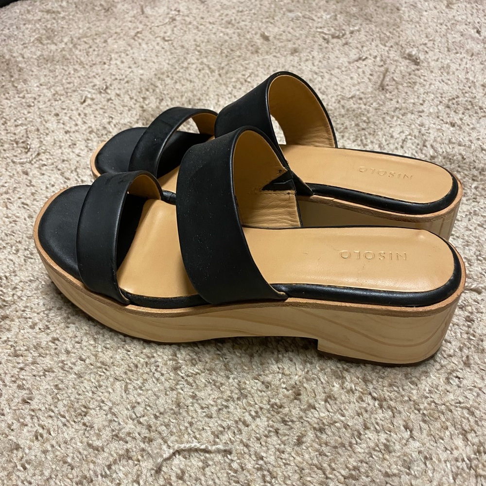 Nisolo Ellie All-Day Woven Clog in Black - Picture 4 of 5